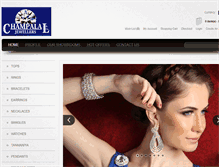 Tablet Screenshot of champalaljeweller.com